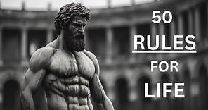 50 Stoic Rules For A Better Life
