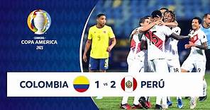 HIGHLIGHTS COLOMBIA 1 - 2 PERÚ | COPA AMÉRICA 2021 | 20-06-21