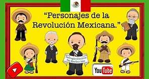 PERSONAJES DE LA REVOLUCIÓN MEXICANA PARA NIÑOS 🇲🇽 #Revolucionmexicana