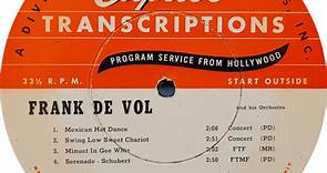 Frank De Vol - and His Orchestra