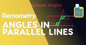 Angles In Parallel Lines | Geometry & Measures | Maths | FuseSchool
