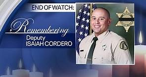 Funeral service for fallen Riverside County deputy Isaiah Cordero