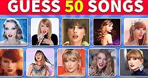 Guess Top 50 Taylor Swift Songs 🎤 | Most Popular Music Quiz