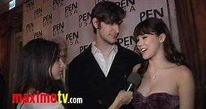 CLAIRE SINCLAIR & Marston Hefner Interview at PEN USA Awards