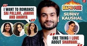 Sunny Kaushal's fun RAPID FIRE on brother Vicky Kaushal, Katrina Kaif, Sharvari Wagh, Janhvi Kapoor