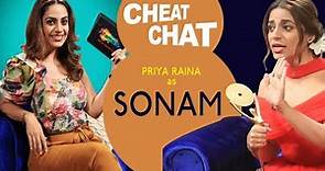 Cheat Chat : Priya Raina as Sonam Kapoor - Always busy on twitter