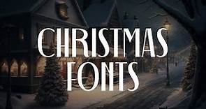15 Christmas Fonts That Will Add A Magic To Your Designs