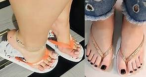 Trendy flip flop sandals for women