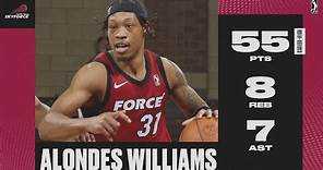Alondes Williams (55 PTS, 8 REB, 7 AST) And Cole Swider (37 PTS & 12 REB) Power Massive Skyforce Com