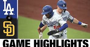 Tony Gonsolin dominates in Dodgers' 3-1 win | Dodgers-Padres Game Highlights 9/15/20