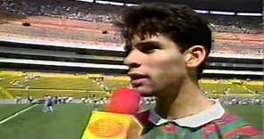 Rafa Marquez entrevista en su debut en Selección, Mexico vs Ecuador 1997