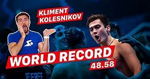 Kliment Kolesnikov 48.58 100m Backstroke World Record | Full Race & Analysis