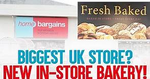 Home Bargains Bakery! Biggest store in UK Shopping VLOG
