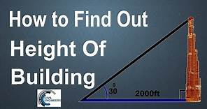 How to Find Out The Height of Building.