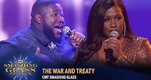 The War and Treaty Perform "On My Own" by Patti LaBelle | CMT Smashing Glass