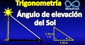 03. Calcular ángulo de elevación del Sol, usando trigonometría