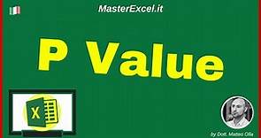 MasterExcel.it | Analisi Dati: Come si Calcola il Valore P [p value] con Excel