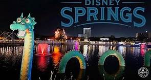 Disney Springs 2021 FULL Walkthrough at Night in 4K | Walt Disney World Orlando Florida October 2021