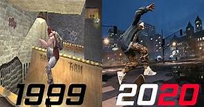 Evolution of Tony Hawk's Games 1999 2020