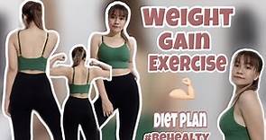 Full Body Weight Gain Exercise | Gain weight exercise at home