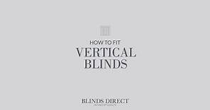 How to fit a Vertical Blind | Blinds Direct