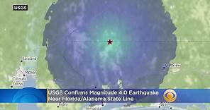 USGS: Magnitude 4.0 Earthquake Near Florida/Alabama State Line