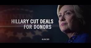 Trump’s dark attack ad hits Clinton on ‘corruption’