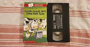 Opening/Closing To Click, Clack, Moo Cows That Type And More Fun On The Farm 2003 VHS