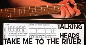 Talking Heads Take Me To The River Guitar Chords Lesson & Tab Tutorial