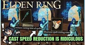 Cast Speed is BROKEN - How to Cast Spells Instantly - Cast Reduction & Dex Explained - Elden Ring!