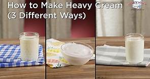 How to Make Heavy Cream (3 Ways)