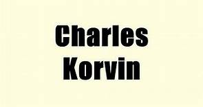 Charles Korvin