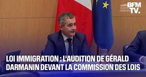 Loi immigration: l'intégralité de l'audition de Gérald Darmanin à l'Assemblée nationale