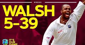 One of The Greats! | Courtney Walsh Takes 5-39 vs Australia | Windies Cricket