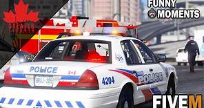 Greater Toronto Roleplay | Toronto Police Vs. Toronto Hoodmans | GTA 5 FiveM Funny Moments