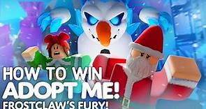 How To WIN FROSTCLAW Fury And Get CHRISTMAS EGG In Adopt Me! LIVE