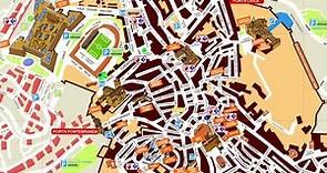 Mapa, plano y callejero de Siena - Guía Blog Italia