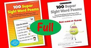 100 super sight word poems (Full) | I Can Read | Beginner Readers | Learn To Read