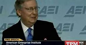 Mitch McConnell Ribs Norm Ornstein At AEI Event
