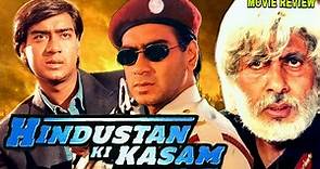 Hindustan Ki Kasam 1999 Hindi Movie Review | Ajay Devgan | Amitabh Bachchan | Sushmita Sen