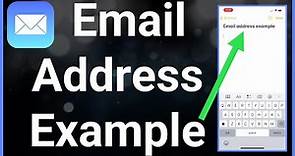 What Is An Email Address Example?