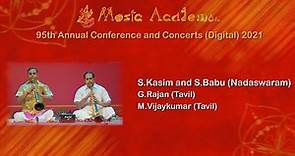 THE MUSIC ACADEMY MADRAS 2021 - 95th ANNUAL CONFERENCES AND CONCERTS (DIGITAL) 2021