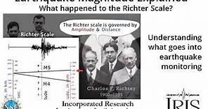 Moment Magnitude Explained—What Happened to the Richter Scale?