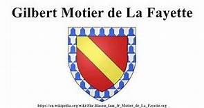 Gilbert Motier de La Fayette