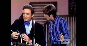 The Monkees- Nine Times Blue on The Johnny Cash Show 1969 (Peter quit 12/68)