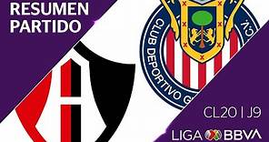 Resumen y Goles | Atlas vs Guadalajara | Jornada 9 - Clausura 2020 | Liga BBVA MX