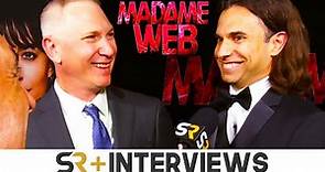Matt Sazama & Kerem Sanga Talk Madame Web On The Red Carpet