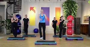 Step Aerobics | Step by Step 3 with 4 Fun Combos | Intermediate Level | 58 Min | JENNY FORD