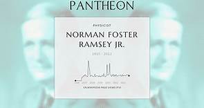 Norman Foster Ramsey Jr. Biography - American physicist