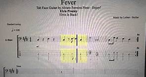 Fever Elvis Presley Cool Bass Riff Enjoy! TabFaceGuitar
